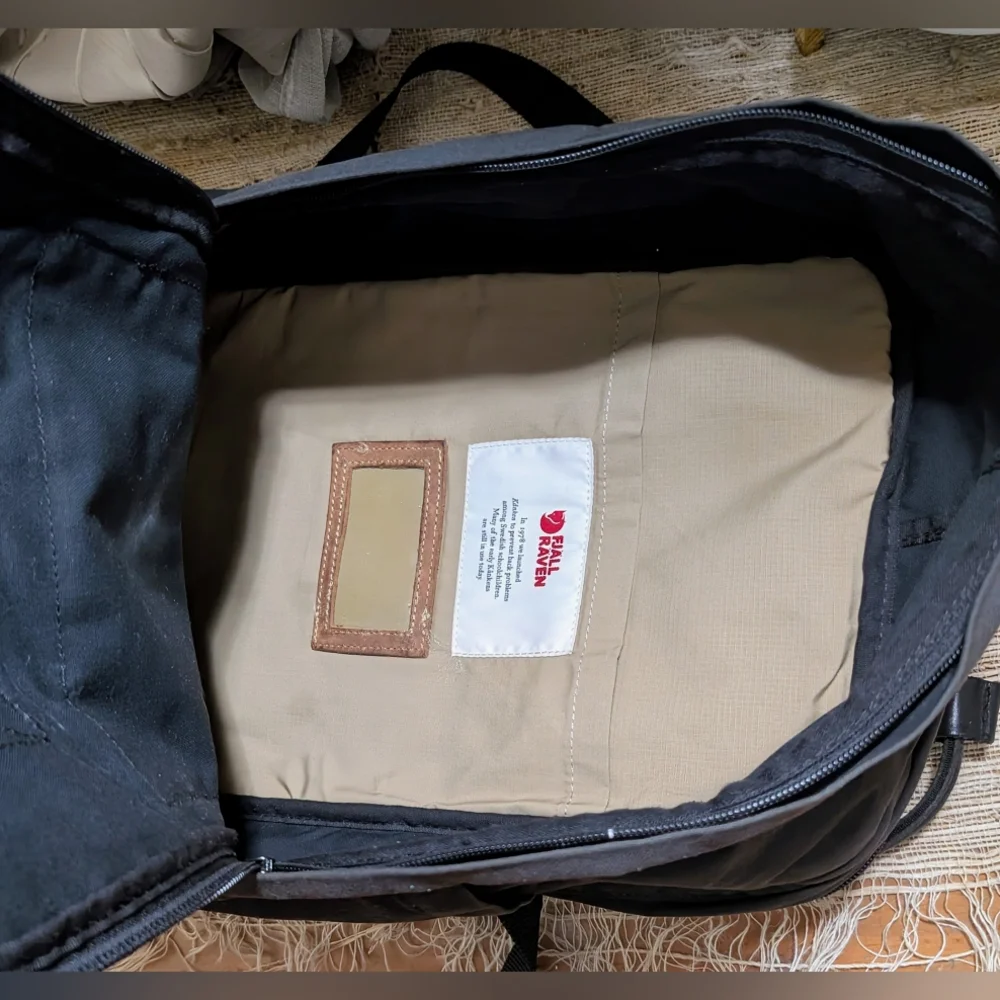 Unisex Fjallraven All Black Kanken No2 Laptop Backpack  , Black on Black